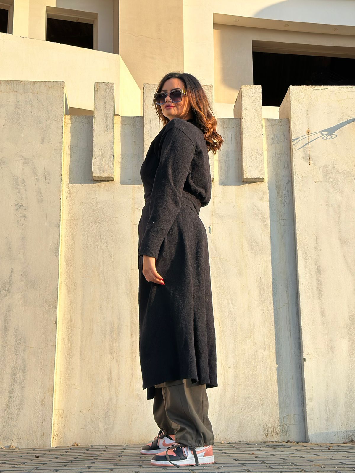 Fluffy Cardigan Black