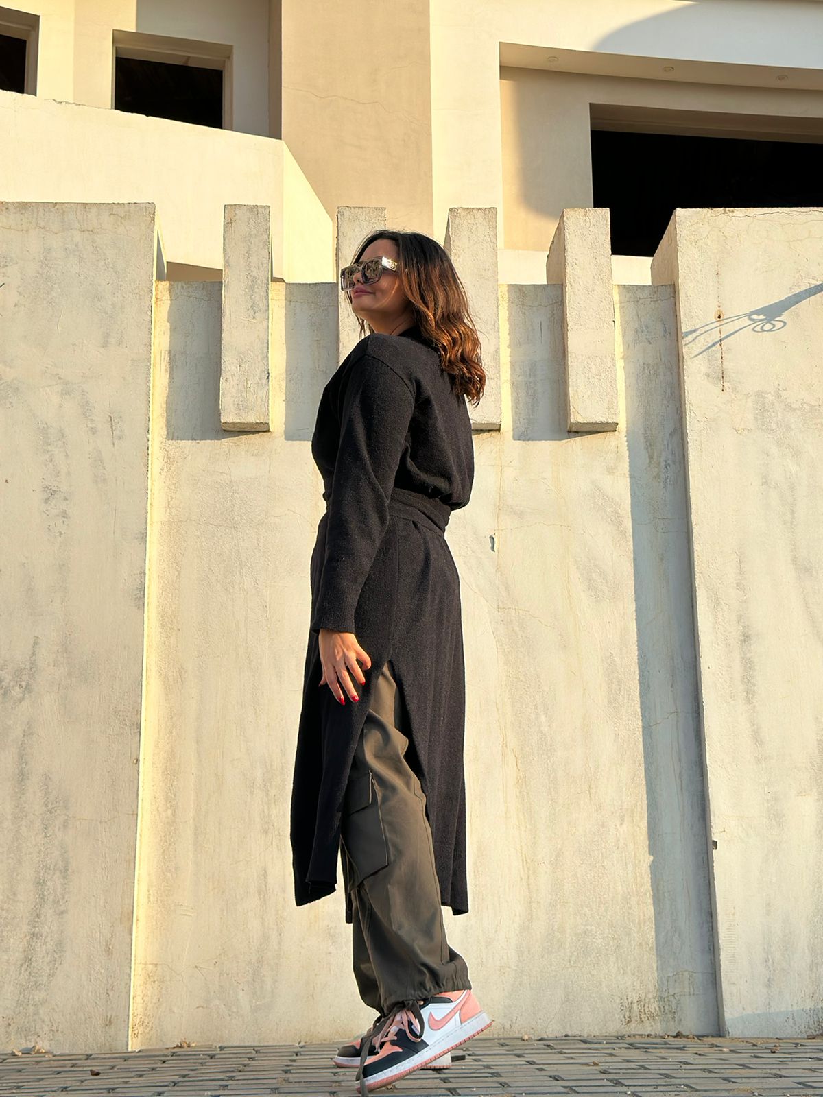Fluffy Cardigan Black