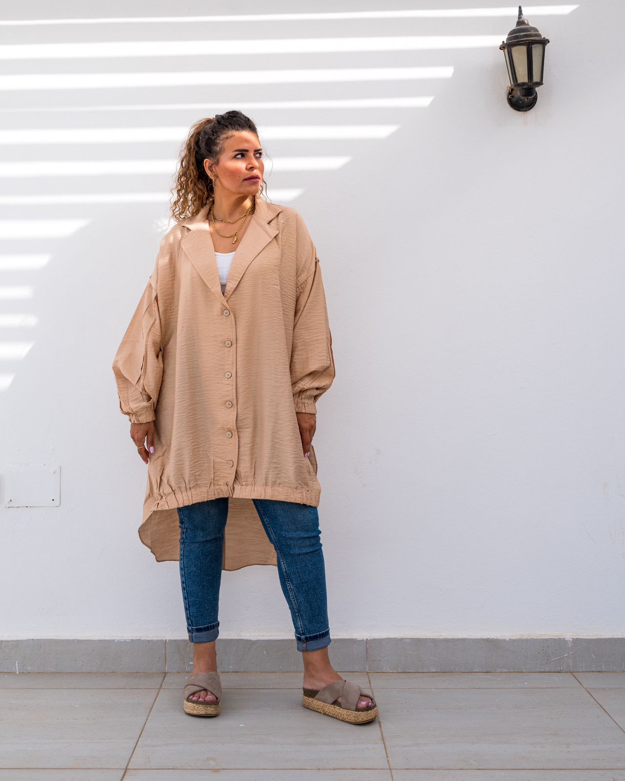 Linen Blouse Beige