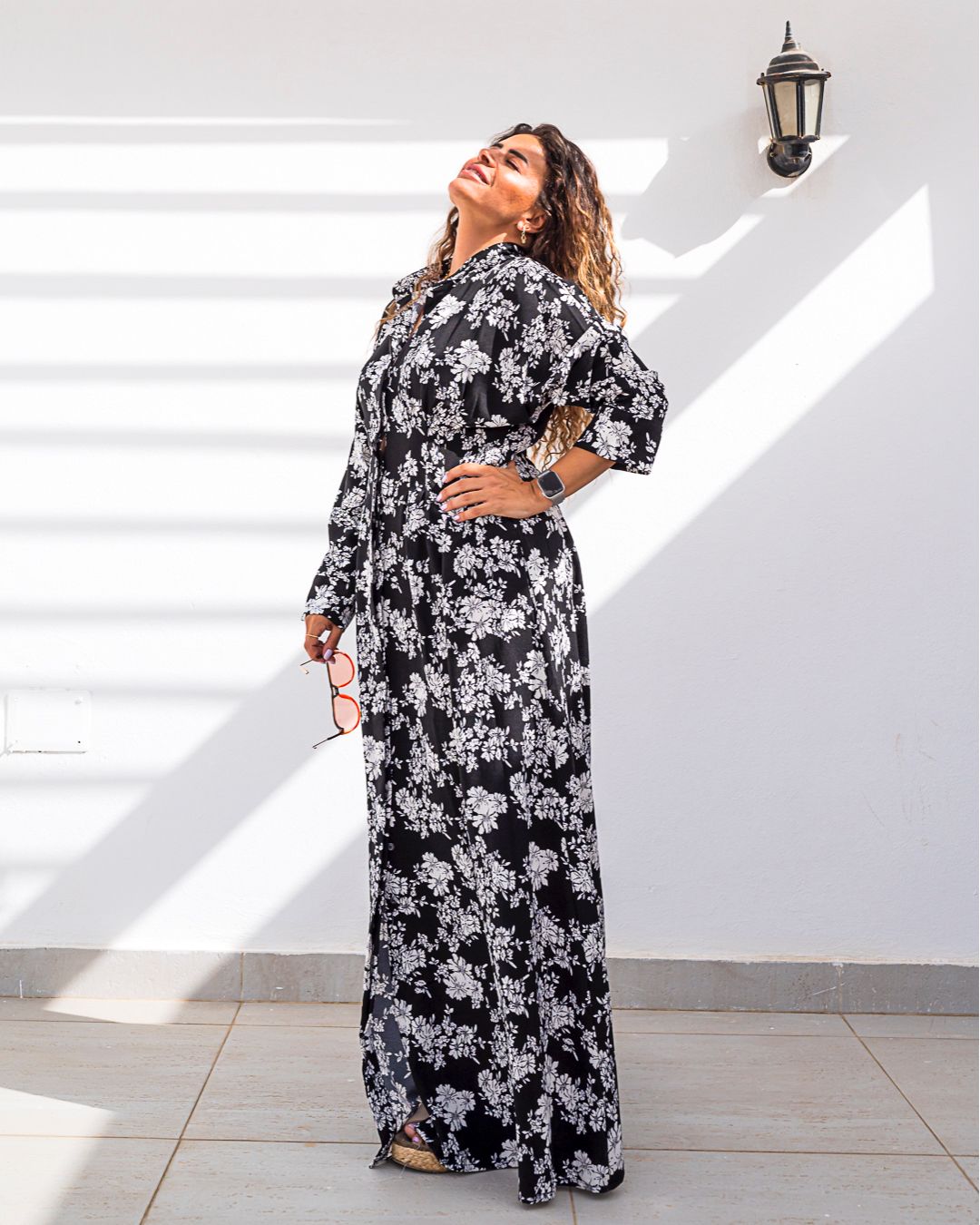 Floral Dress Black