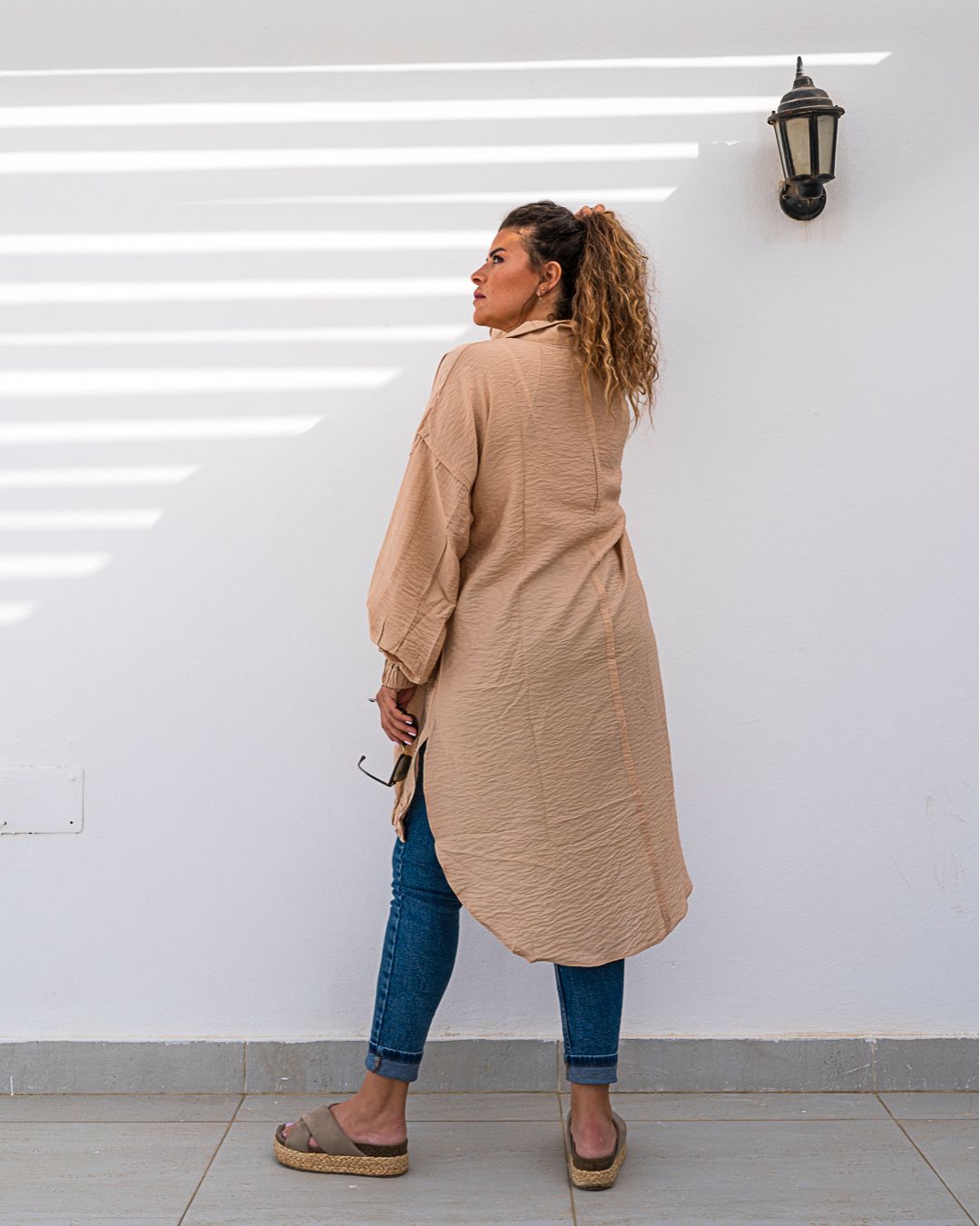 Linen Blouse Beige