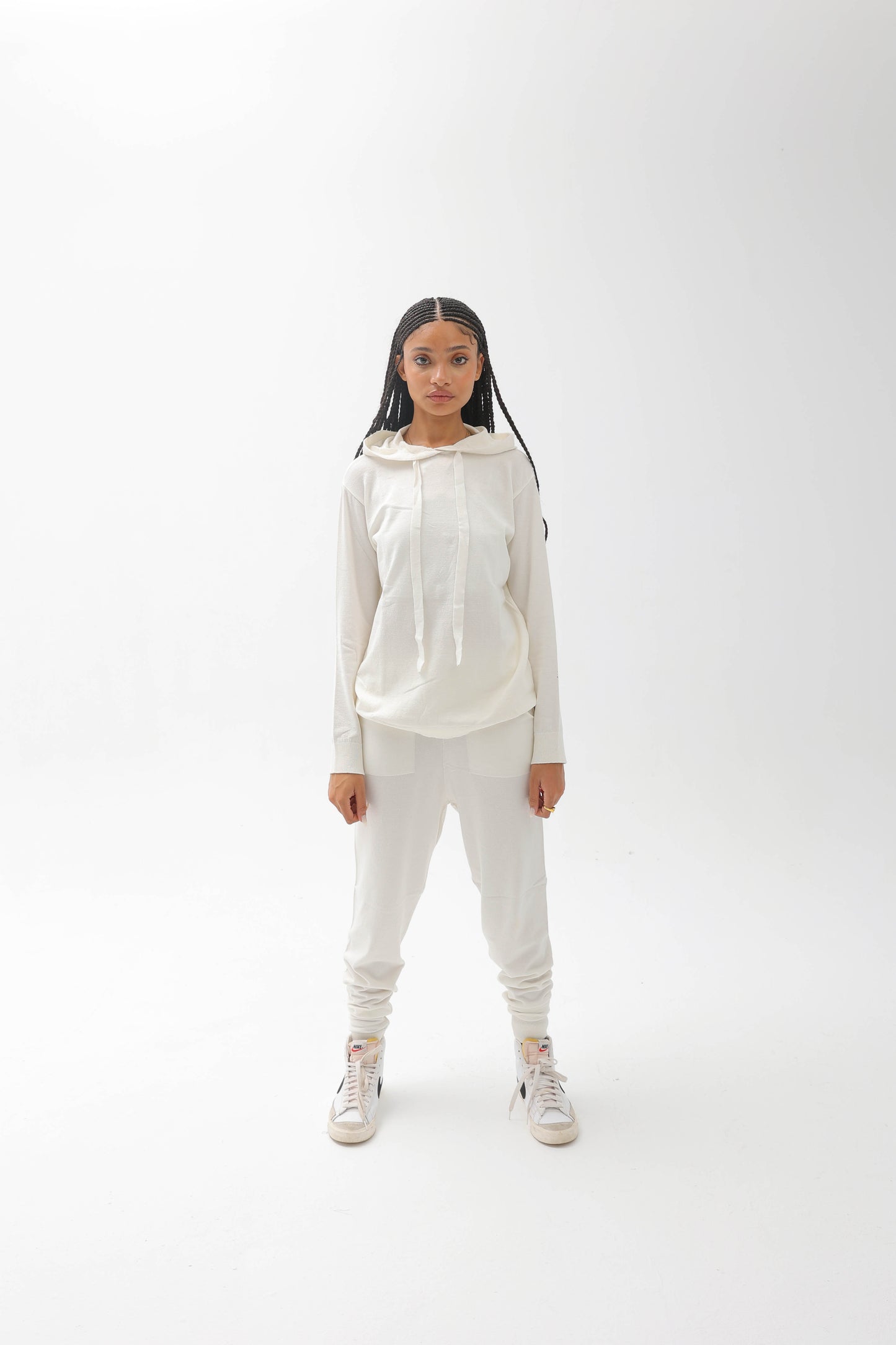 Basic Knitwear Set White