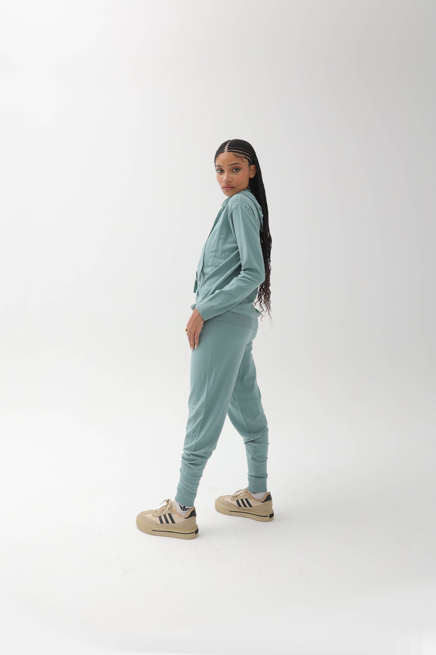 Basic Knitwear Set Mint