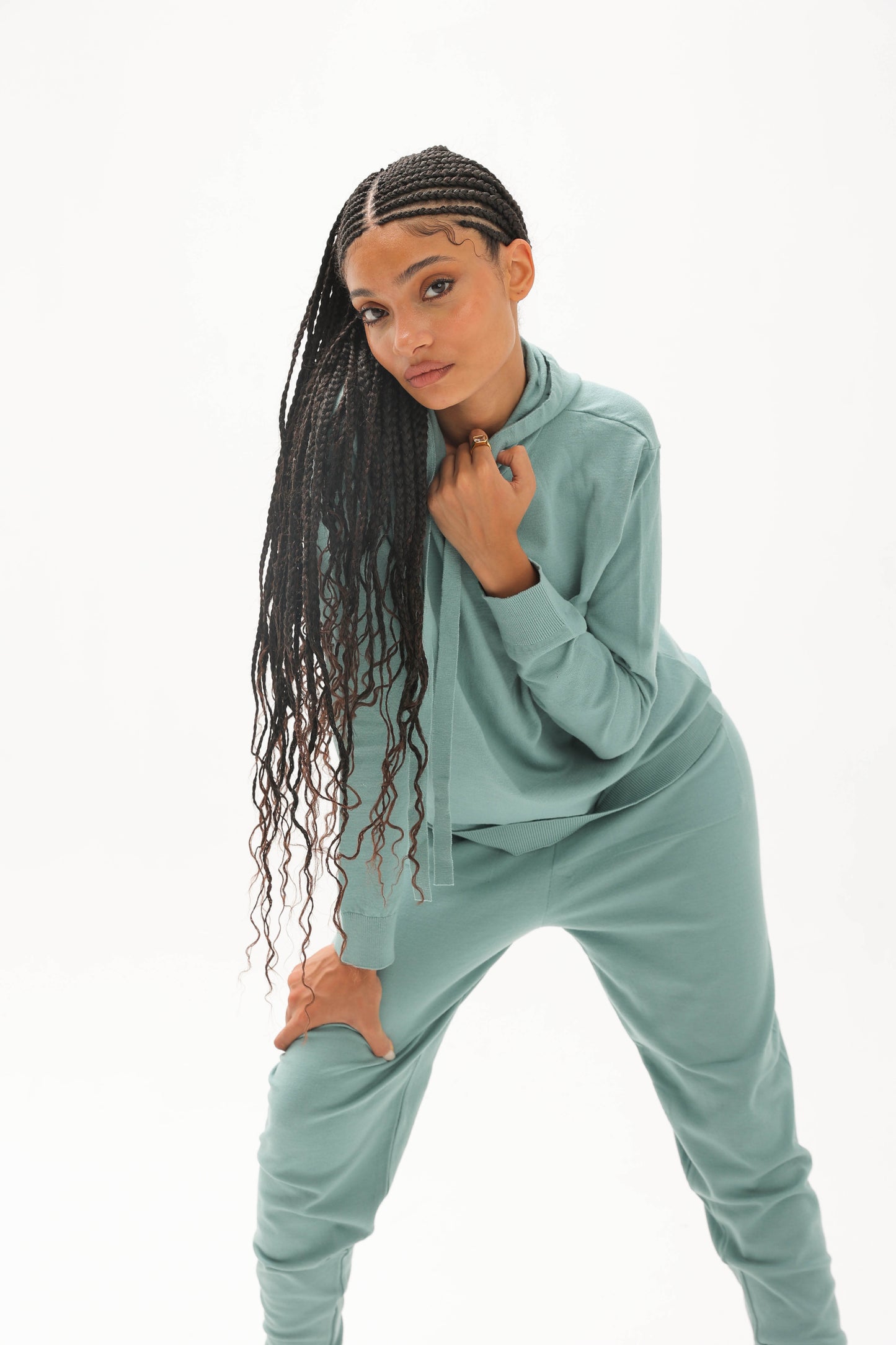 Basic Knitwear Set Mint
