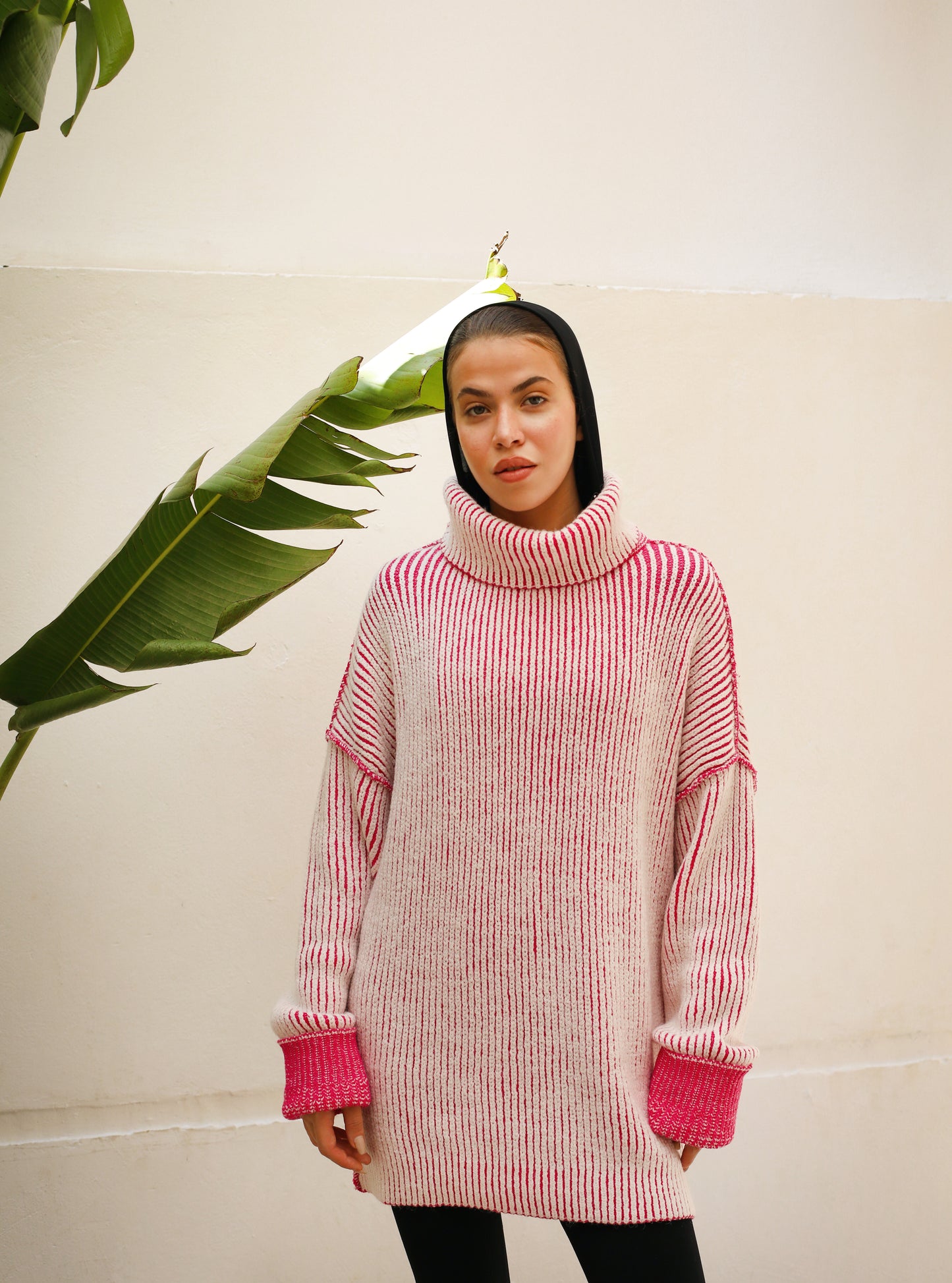 Pullover Double Face Fushia