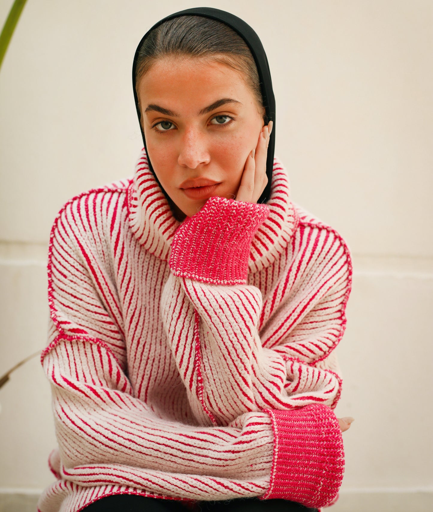 Pullover Double Face Fushia