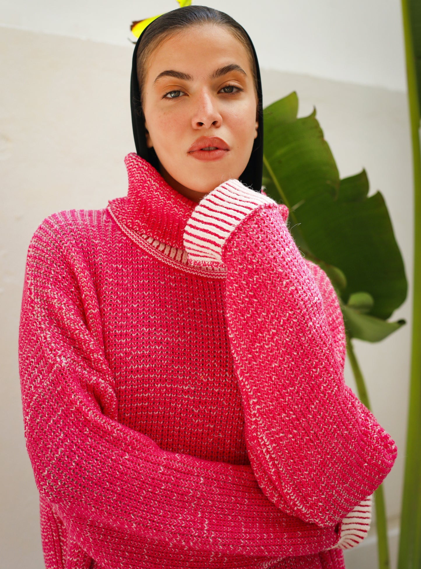 Pullover Double Face Fushia