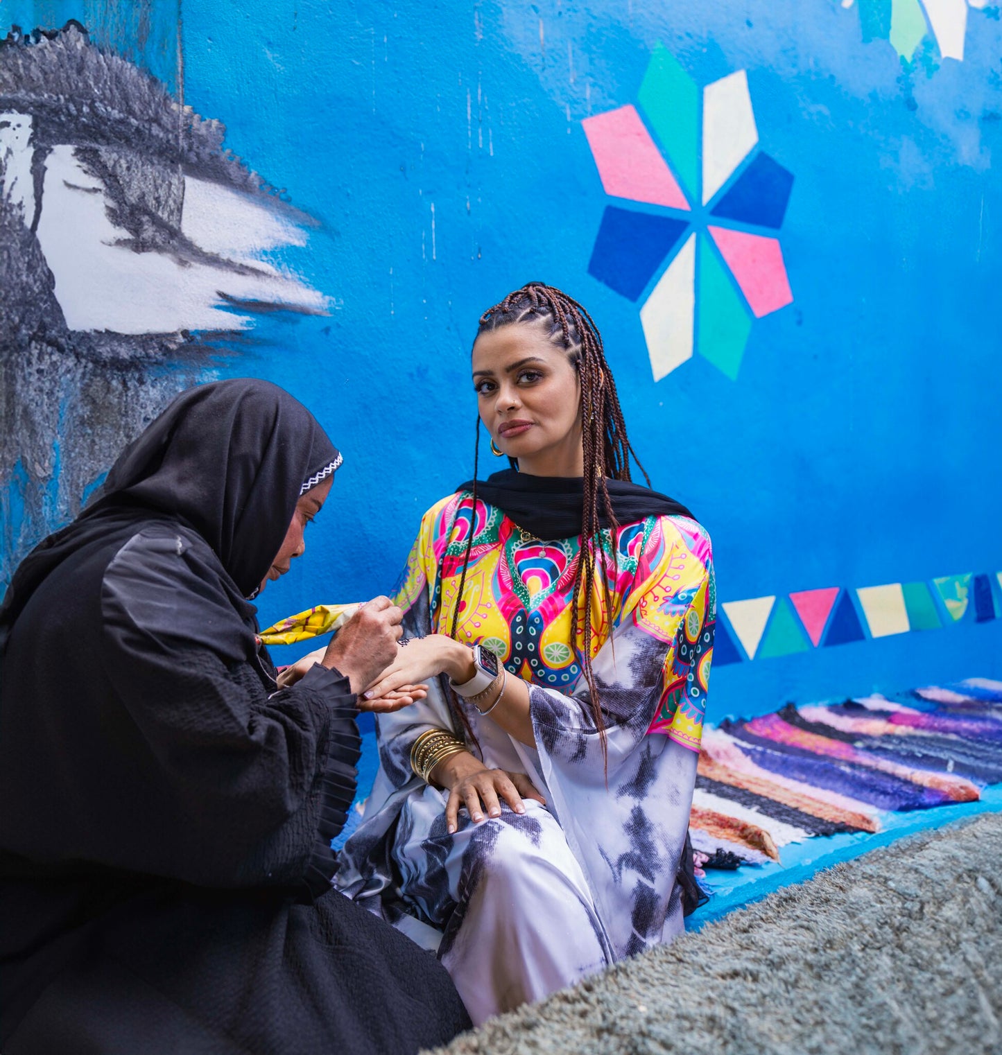 Mandala Abaya Dress