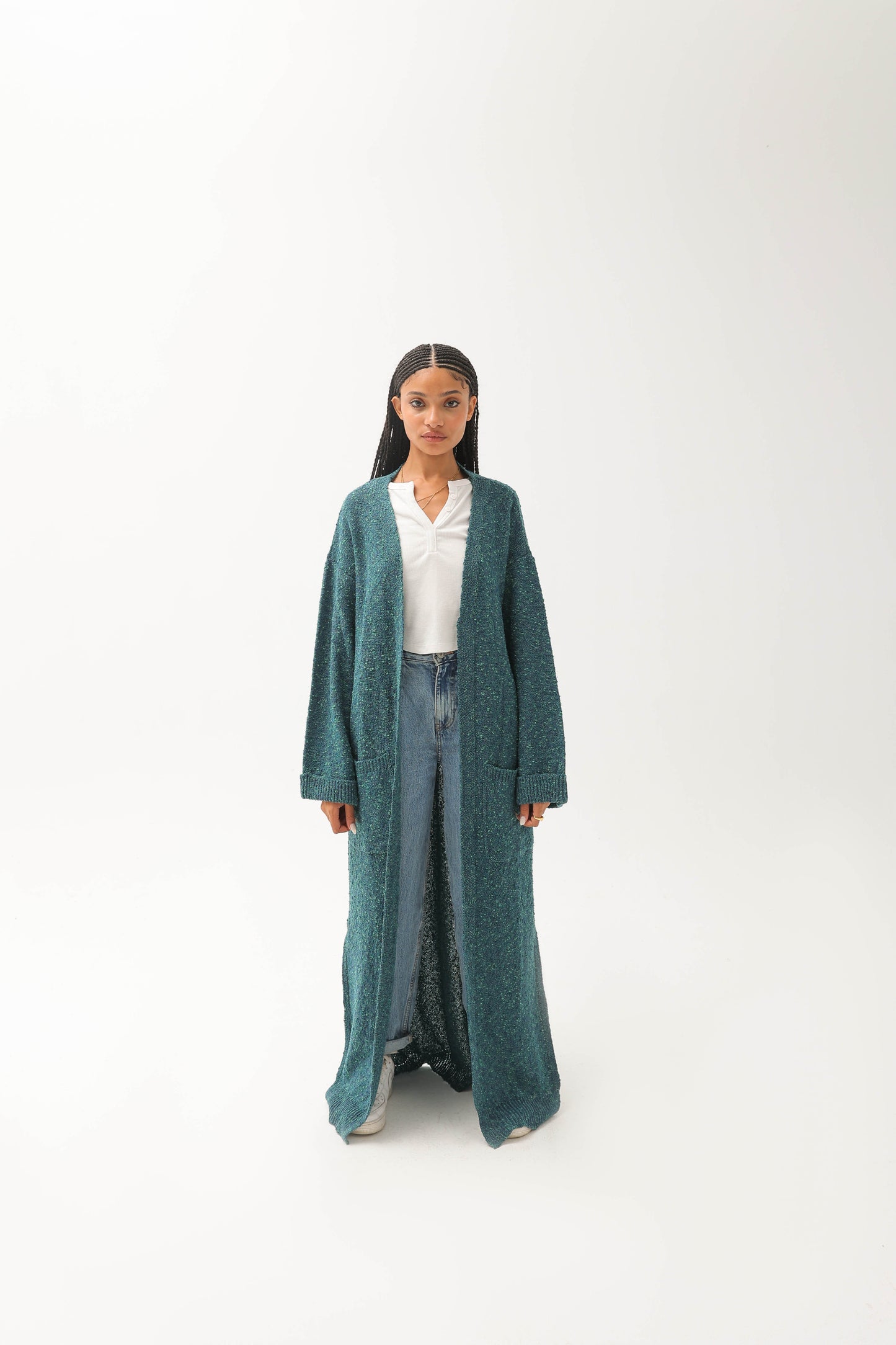 The Tweet Knitwear Cardigan Teal