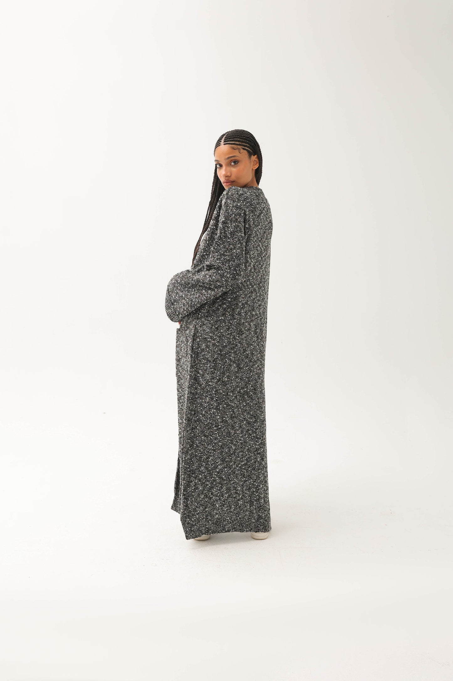 The Tweet Heavy Knitwear Cardigan Black