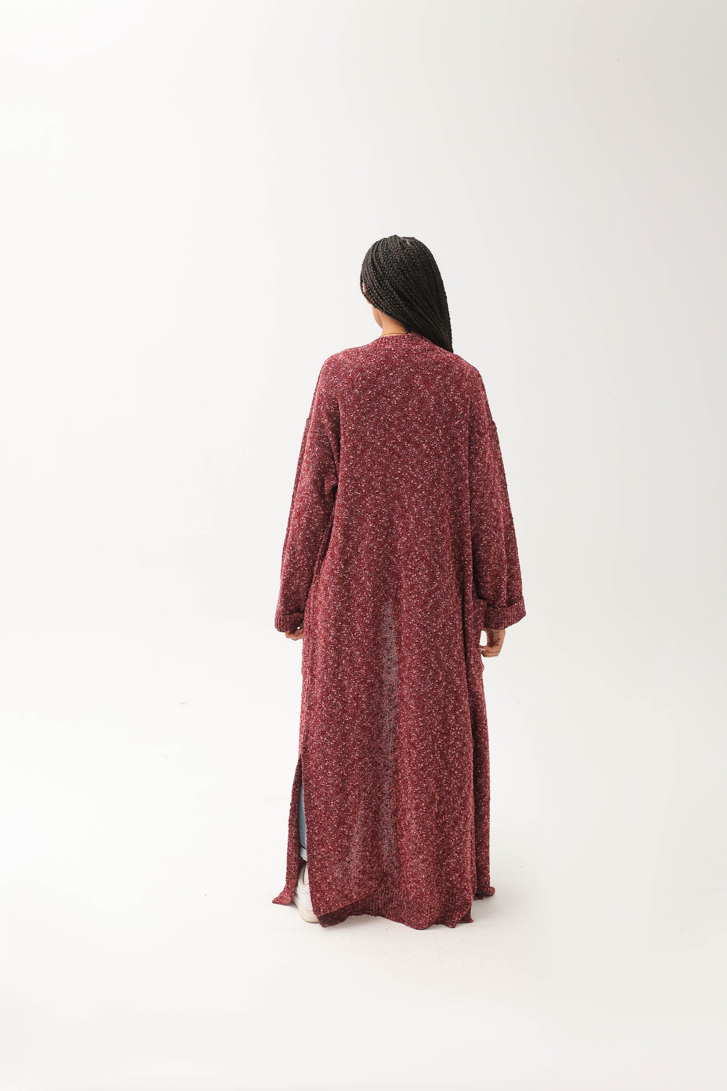 The Tweet Knitwear Cardigan Burgandy