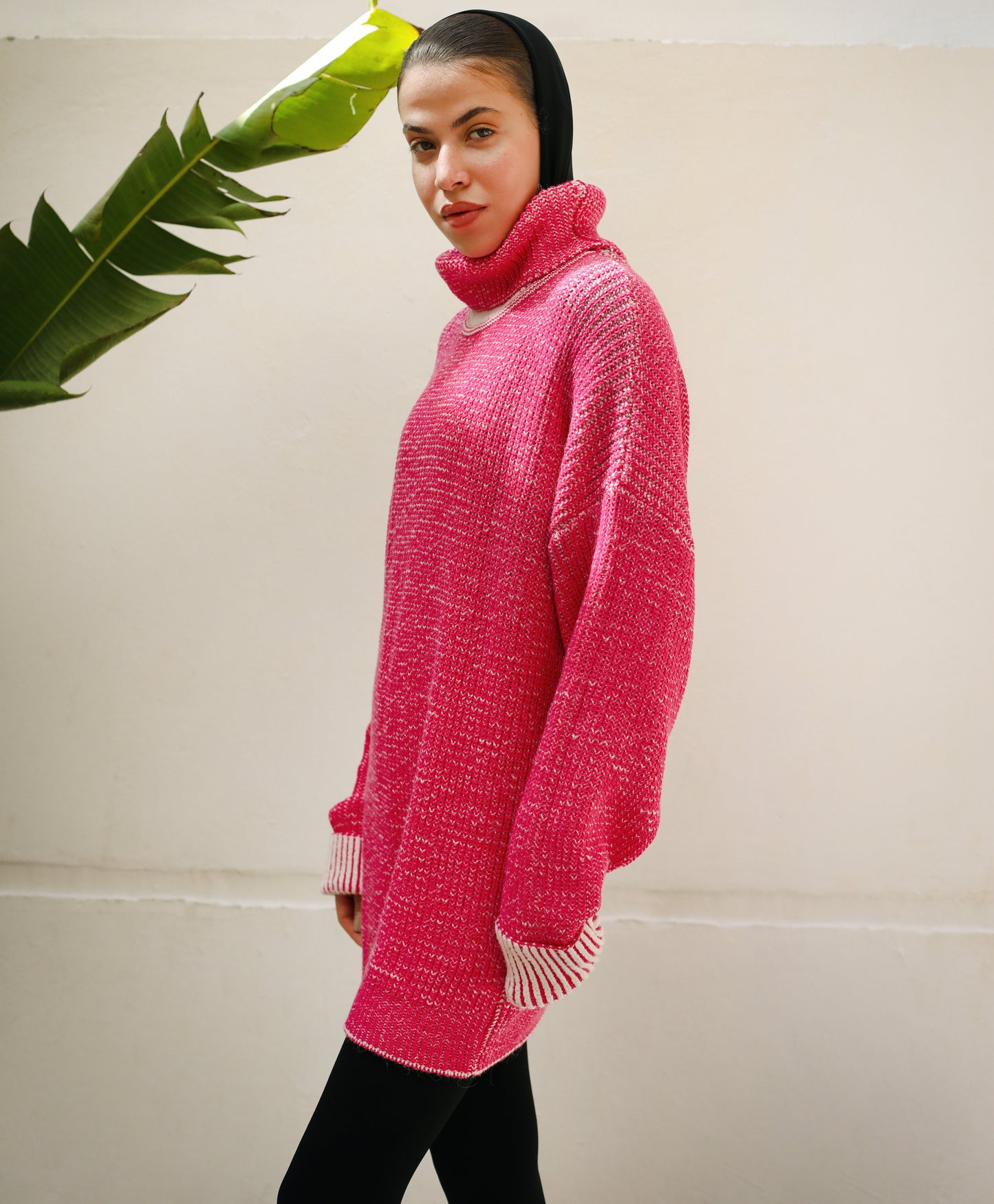 Pullover Double Face Fushia