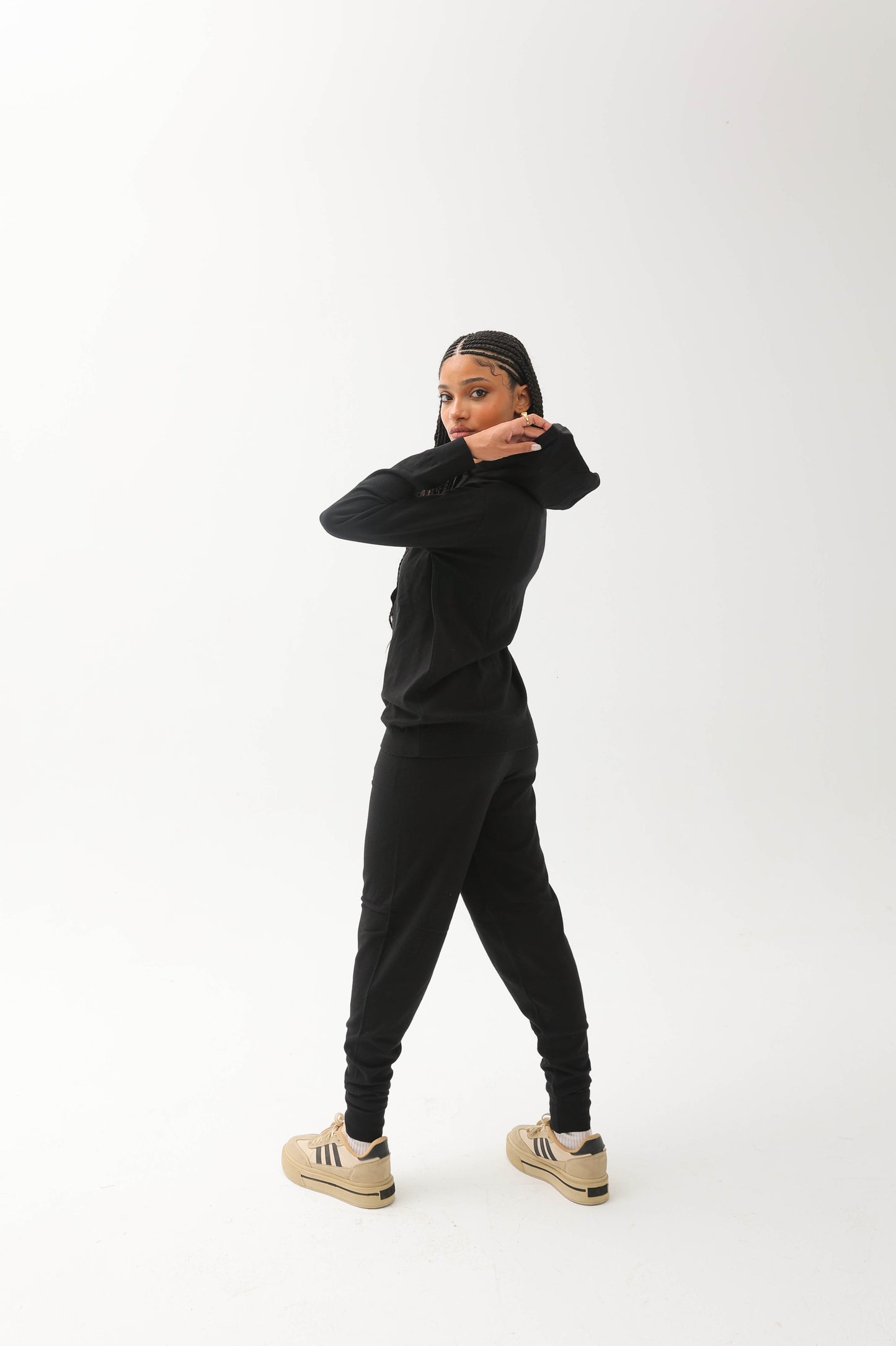 Basic Knitwear Set Black