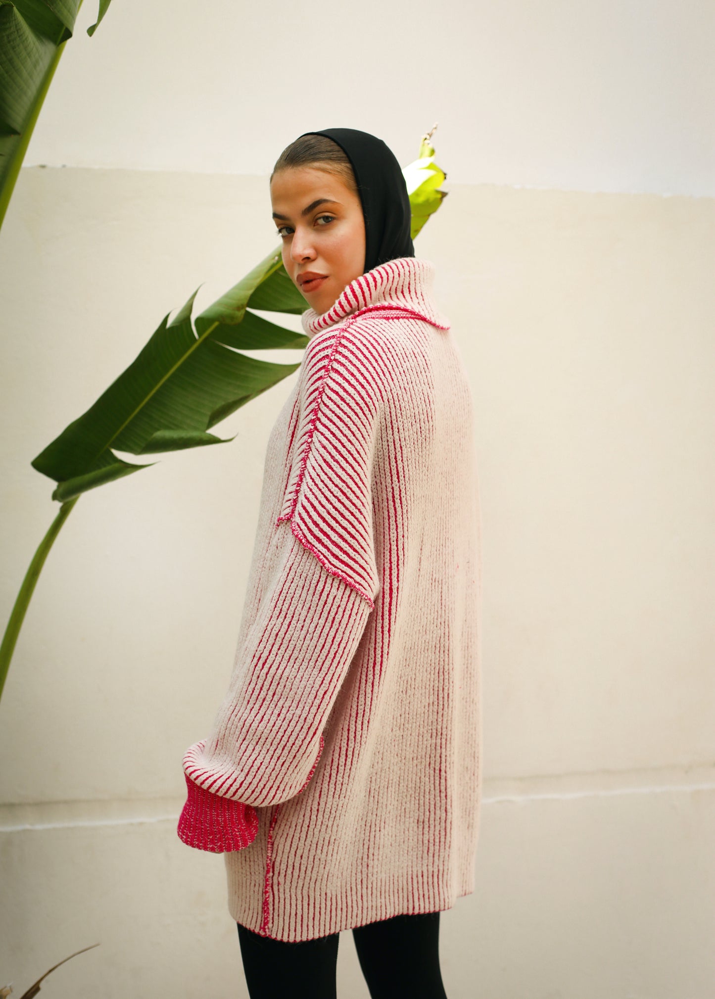 Pullover Double Face Fushia