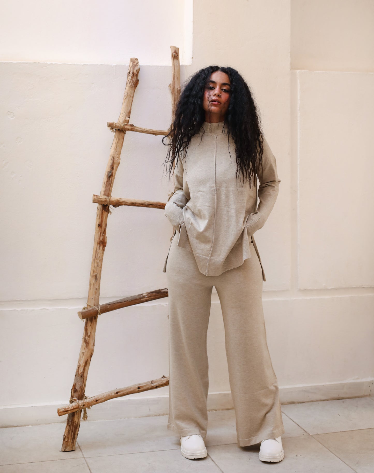 Knitwear Set Beige