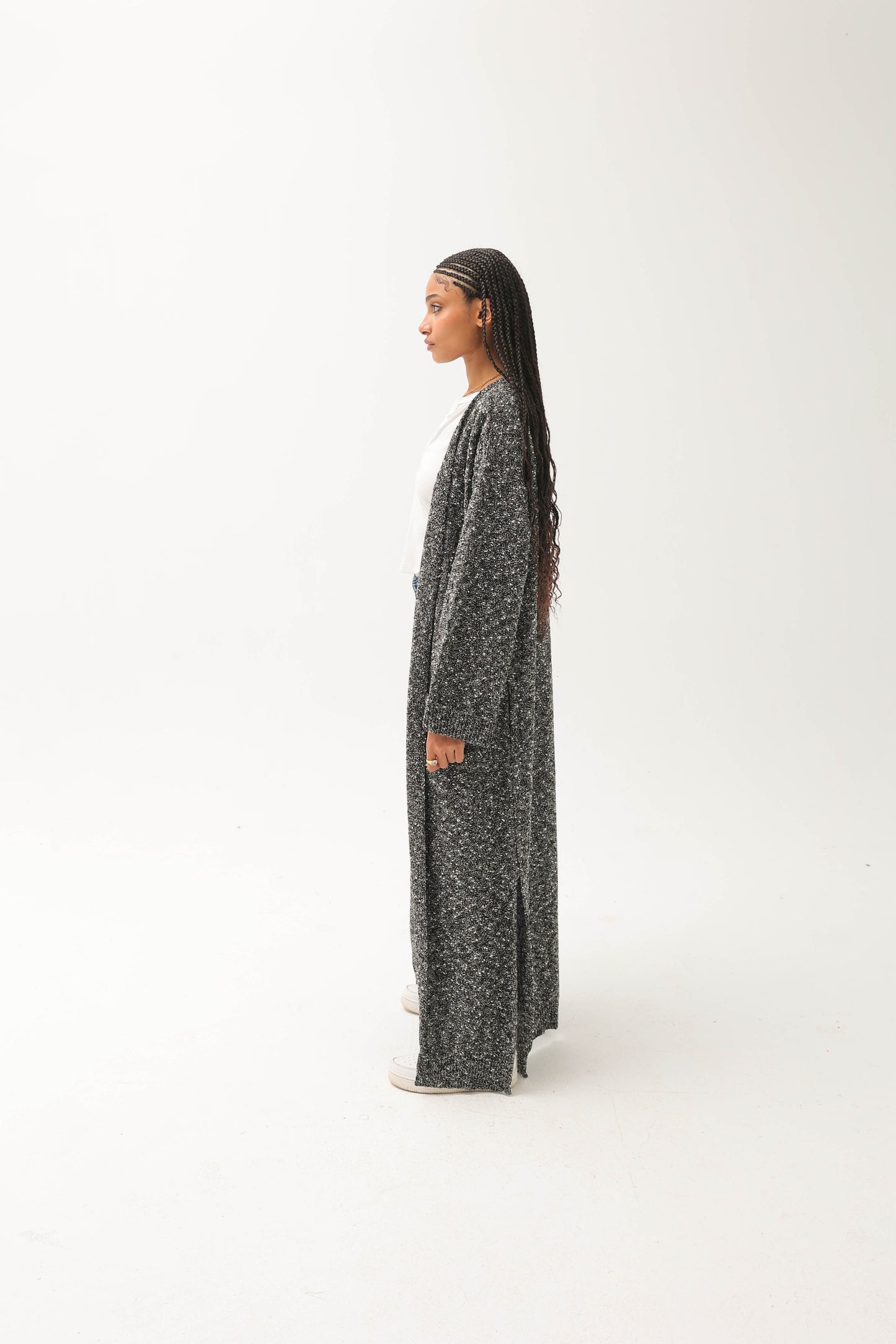 The Tweet Heavy Knitwear Cardigan Black