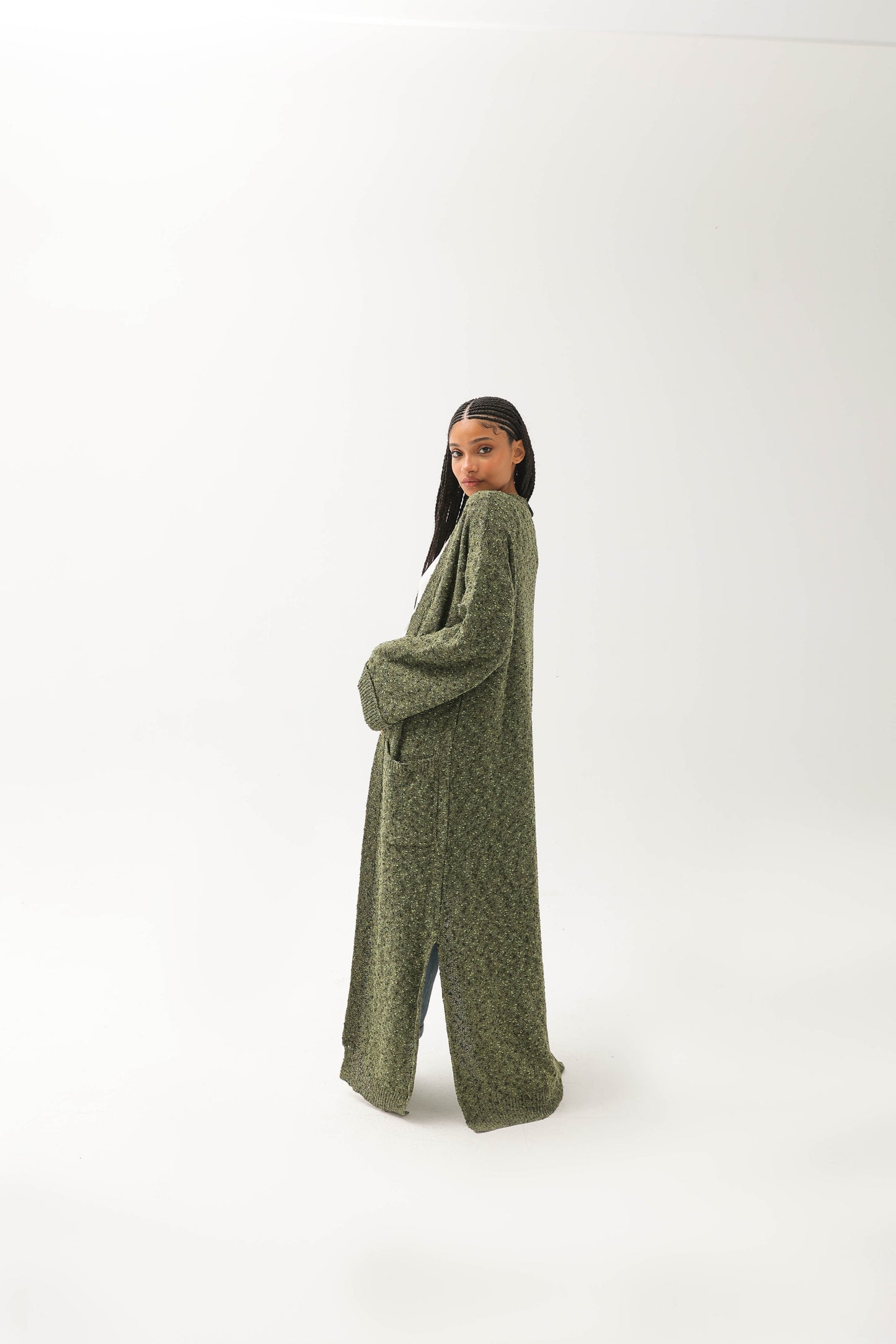 The Tweet Knitwear Cardigan Olive