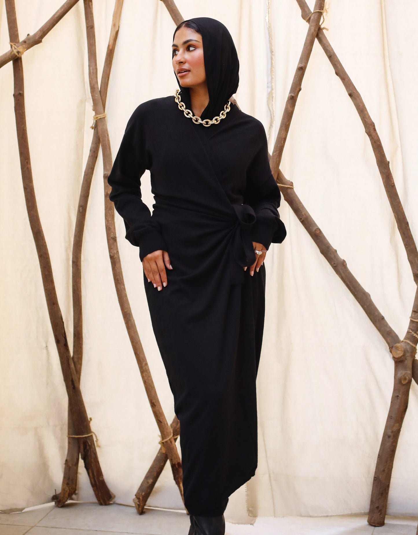 Everyday Comfy Dress Black