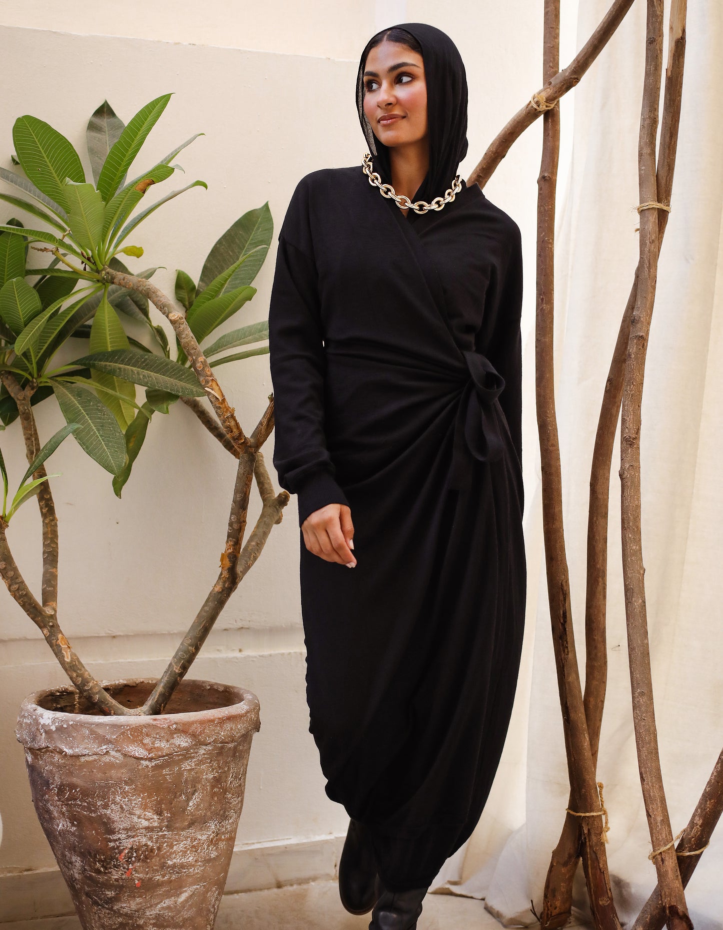 Everyday Comfy Dress Black