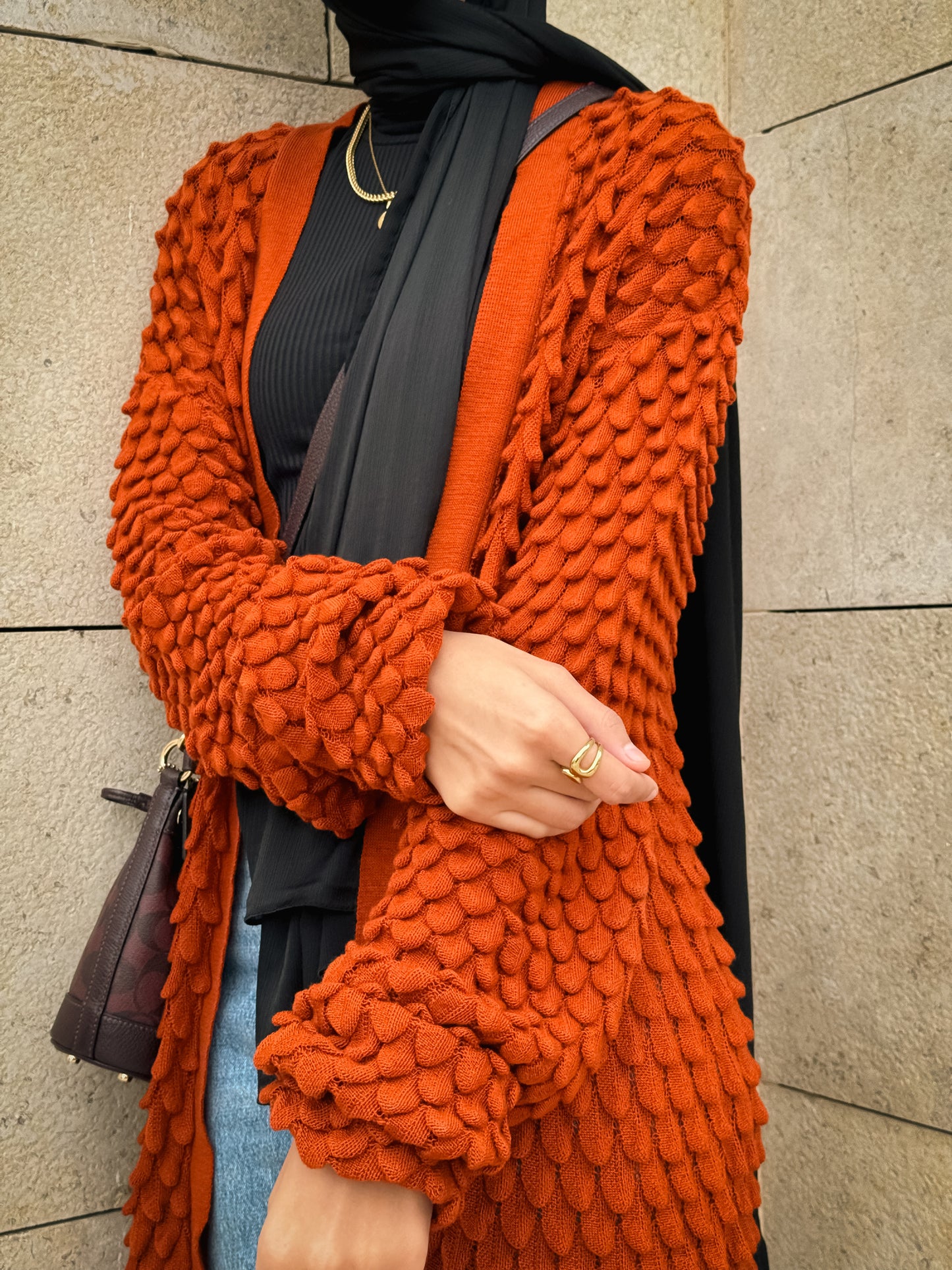 Cardigan - Orange