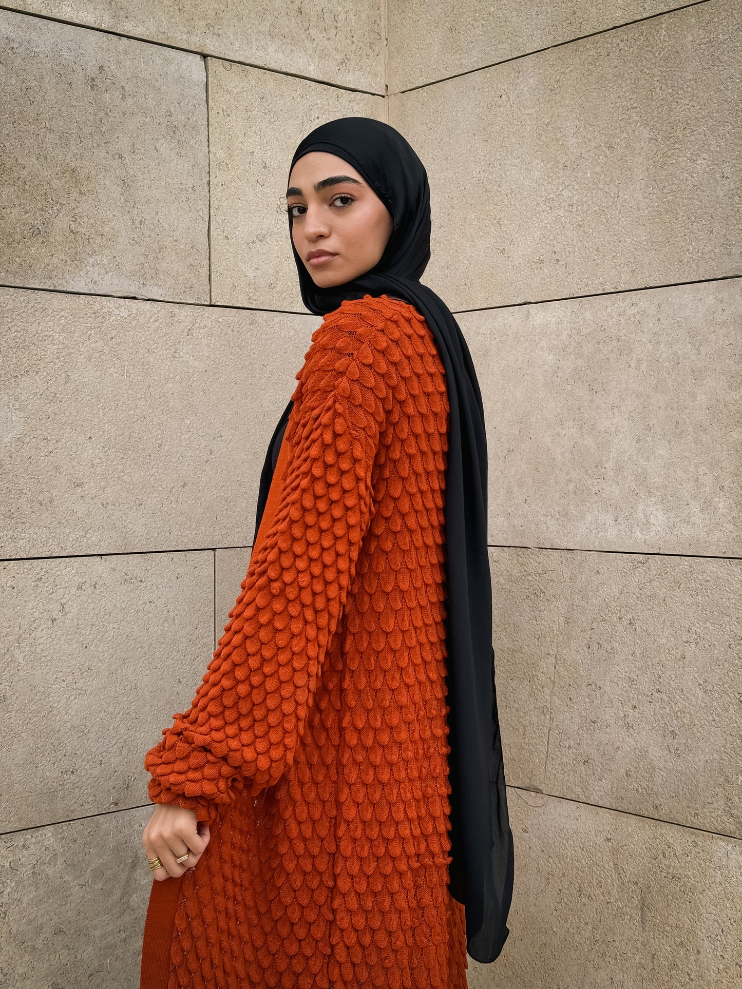 Cardigan - Orange