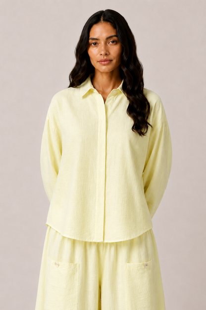 Ballon Linen Set - Yellow