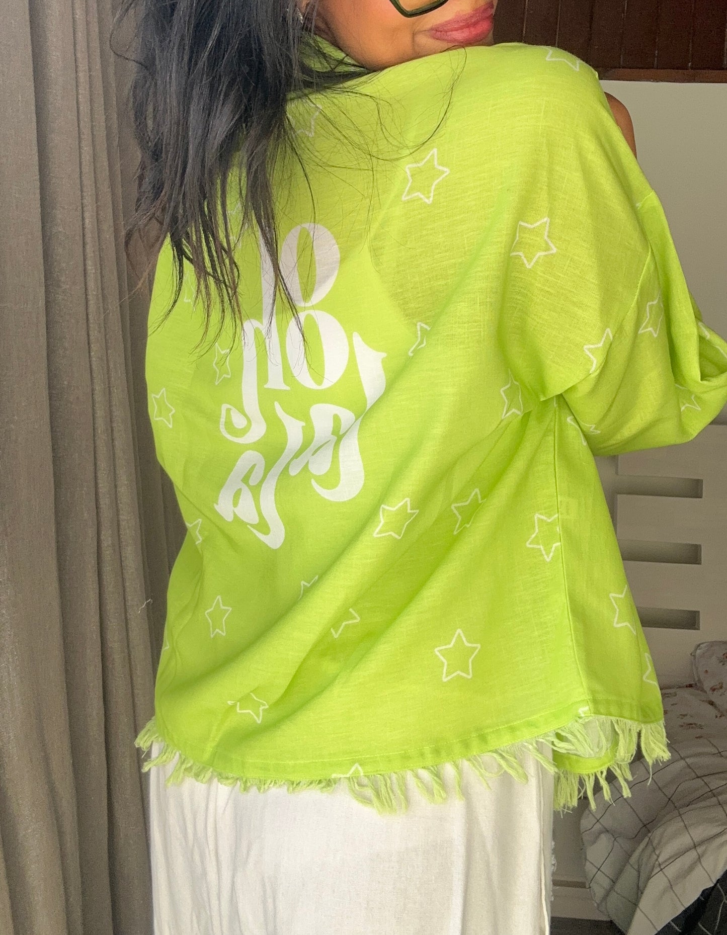 Oh Lala Shirt - Lime