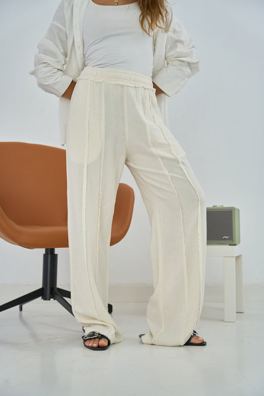 The Unfinished Linen Pant
